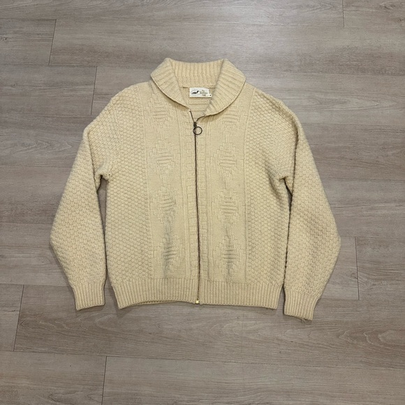 Vintage 70s The Knitting Mill Wool Full Zip Cardigan Sweater
Men’s Size XL - Picture 1 of 5